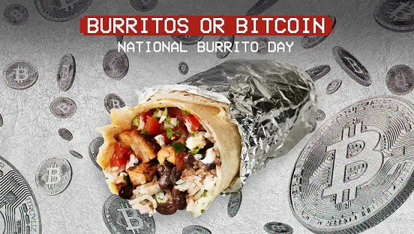 Chipotle Burritos or Bitcoin Instant Win Game (10053 Prizes)