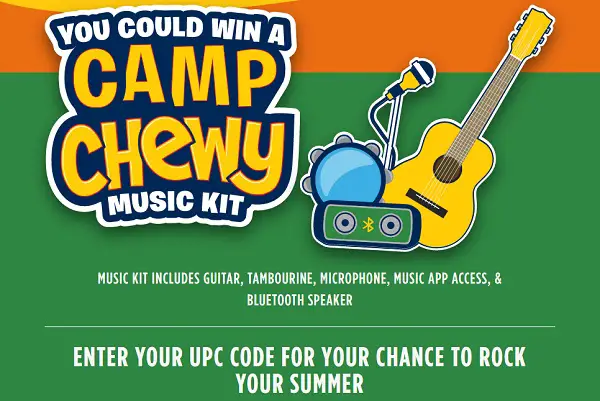 Quaker Camp Chewy Sweepstakes on Campchewy.com
