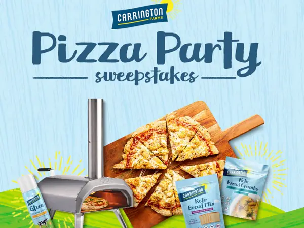Carrington Farms Sweepstakes 2022: Win Outdoor Pizza Oven!