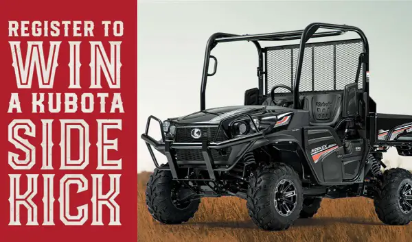 Kubota RTV Giveaway 2022