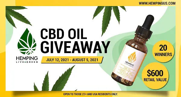 Hemping Free CBD Oil Giveaway