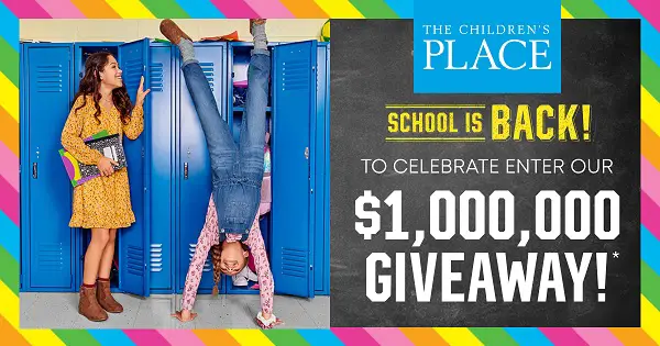 The Children's Place Back to School Giveaway (1000 Winners)