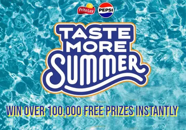 Pepsi Taste More Summer Instant Win Game: Win Over $1.1 million in Free Prizes! (100,000+ Prizes)