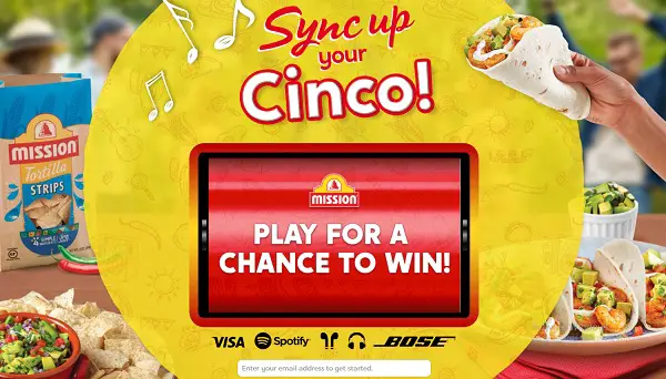 Mission Foods Cinco De Mayo Instant Win game 2021