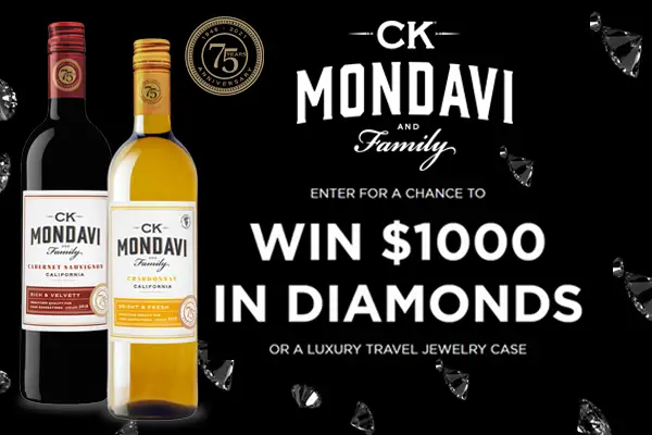 The CK Mondavi Diamond Anniversary Sweepstakes