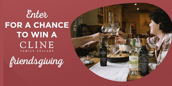 Cline Friendsgiving Sweepstakes: Win Free Chef-catered Dinner at Home!