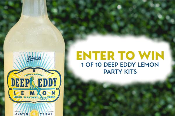 Deep Eddy Vodka Lemon Party Kit Sweepstakes