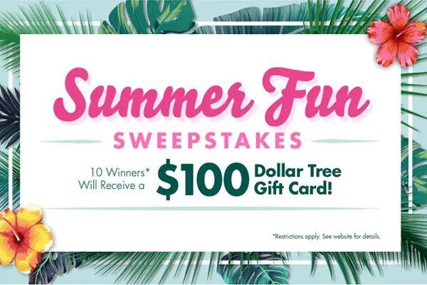 Dollar Tree Summer Fun Gift Card Giveaway