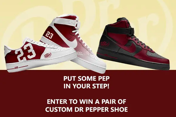 Dr Pepper Shoe Giveaway 2021