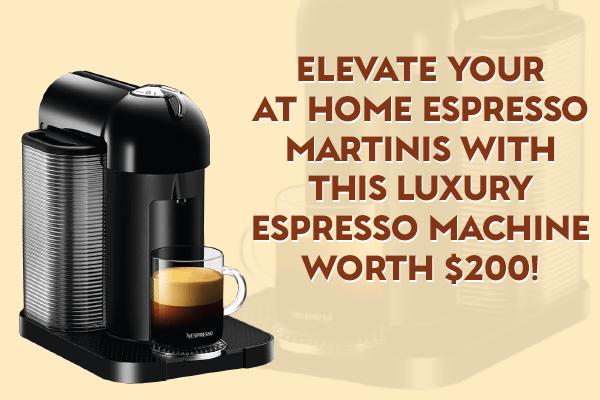 Mr Black Espresso Machine Sweepstakes