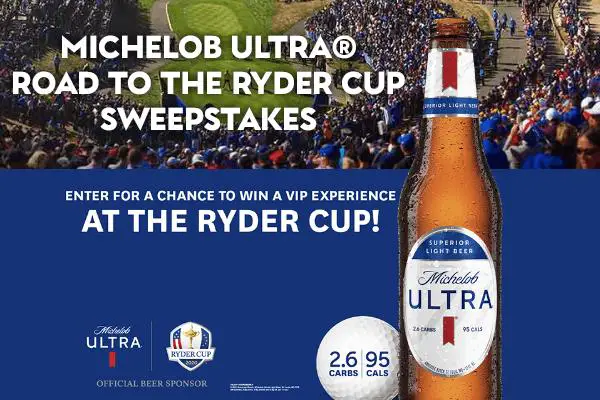 Michelob ULTRA Road to the Ryder Cup Sweepstakes