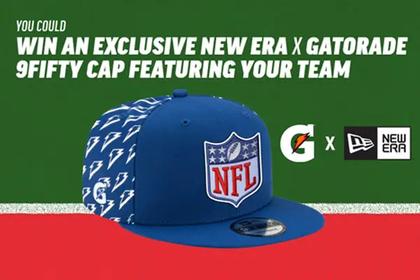 Gatorade NFL Hat Instant Win Game Sweepstakes