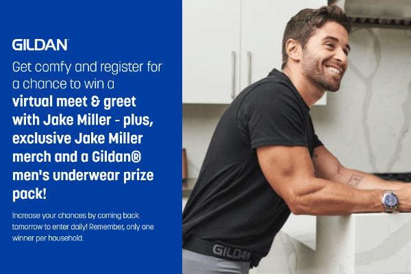Gildan Jake Miller Sweepstakes: Meet Jake Miller + Win Underwear