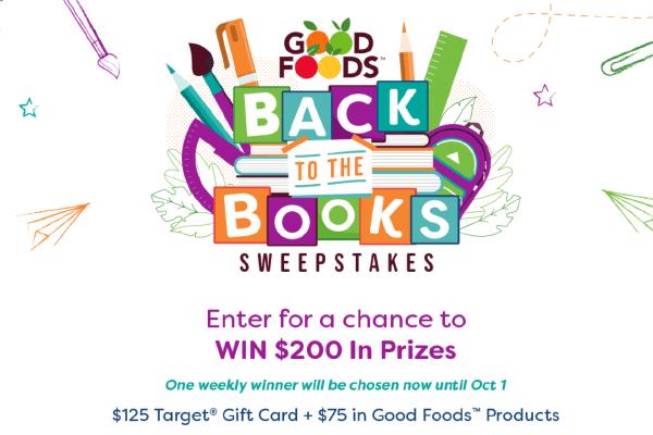Good Foods: Back to Books Sweepstakes