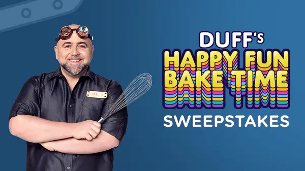Duff’s Happy Fun Bake Time Sweepstakes (200 Winners)