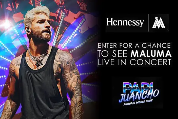 Hennessy X Papi Juancho Sweepstakes: Win Ticket to Maluma Concert
