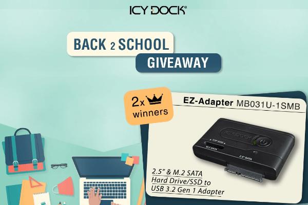 ICY DOCK - Back to School Giveaway 2021