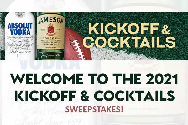 Pernod Ricard 2021 Kickoff and Cocktails Sweepstakes