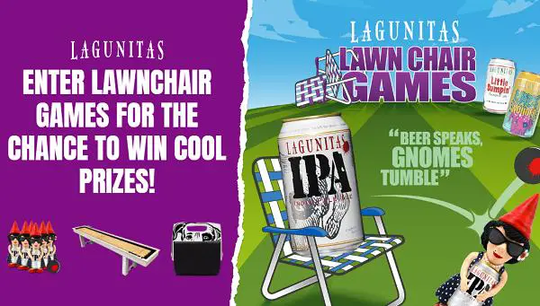 Lagunitas Lawn Chair Games Sweepstakes (504 Winners)