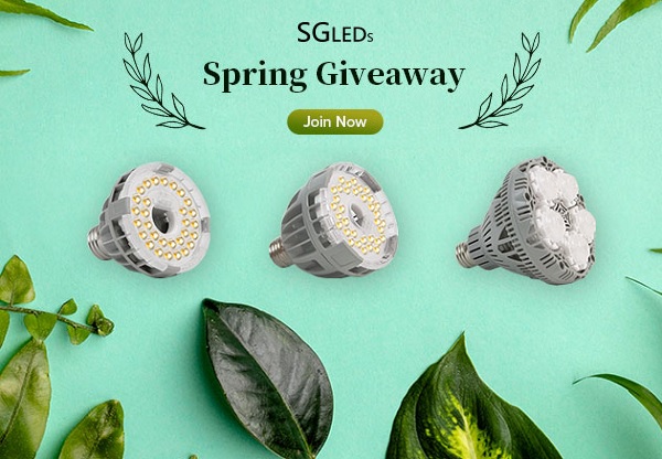 SGLEDs LED Grow lights Sweepstakes