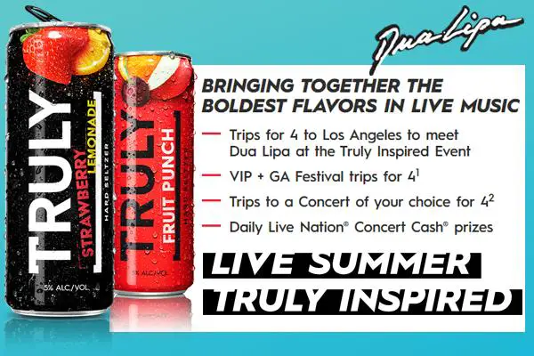 Truly Inspired Summer Sweepstakes and Instant Win Game (95000+ Prizes)