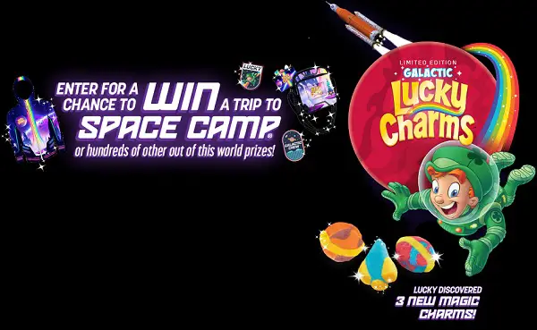 Lucky Charms Galactic Space Sweepstakes (727 Prizes)