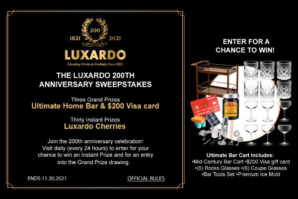 Luxardo 200th Anniversary Sweepstakes