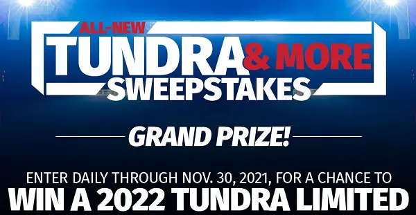 Major League Fishing Toyota Sweepstakes 2021