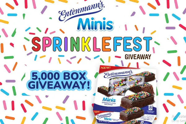 Entenmann’s Minis Sprinkle Fest Giveaway (5,000 Winners)