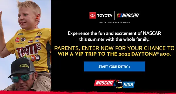 NASCAR Kids Daytona 500 Sweepstakes 2021
