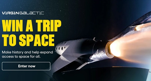 Omaze Virgin Galactic Sweepstakes