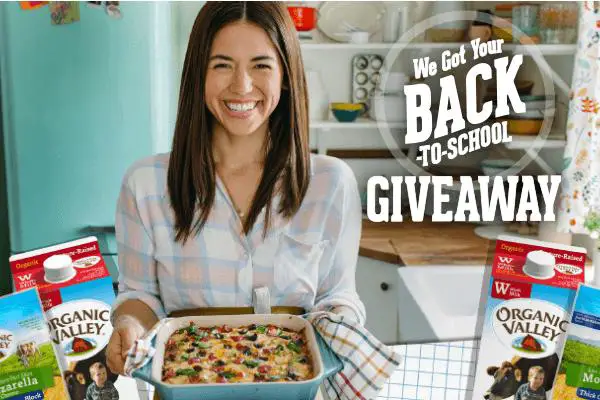 Organic Valley We Got Your Back to School Sweepstakes