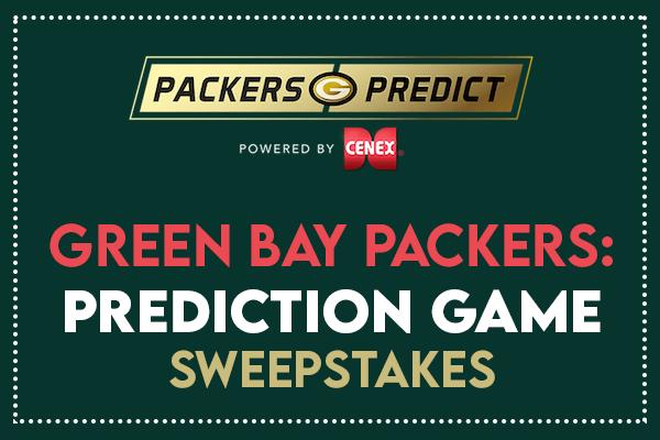 Green Bay Packers: Prediction Game Sweepstakes