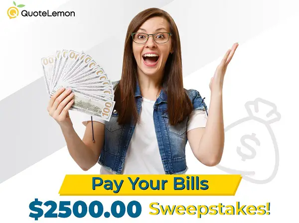 Win $2500 Cash to Pay Off Your Debt