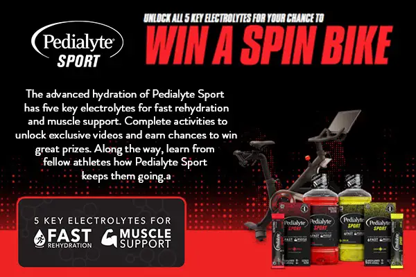 Pedialyte Strive For Five Sweepstakes (400+ winners)