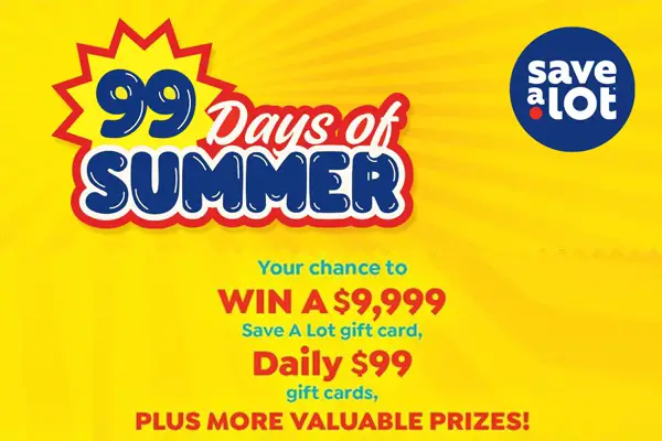 Save-A-Lot 99 Days of Summer Sweepstakes 2021 (156 Winners)