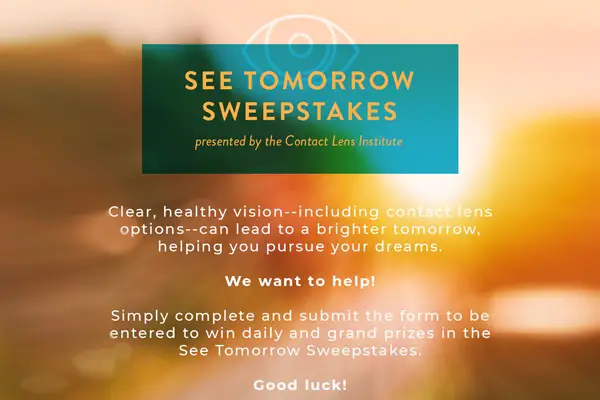 Win $50 Amazon Gift Cards in The See Tomorrow Sweepstakes (400+ Winners)