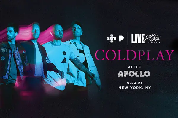 Small Stage Series: Coldplay at the Apollo Theater Sweepstakes