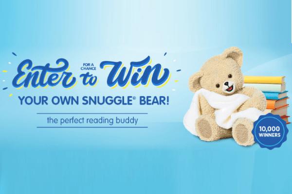 Snuggle Bear Sweepstakes is giving you 10K Snuggle Bear