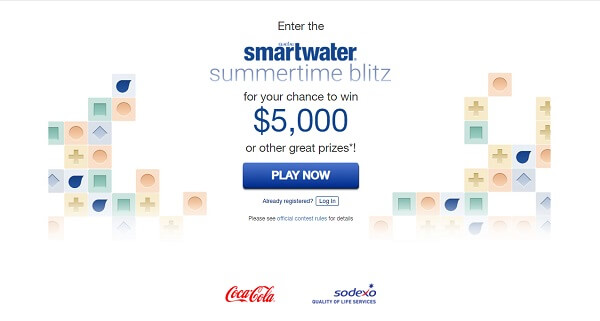 Smartwater – Summertime Blitz Sweepstakes