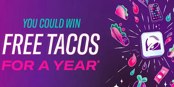 Taco Bell Rewards: Free Tacos for A Year Sweepstakes
