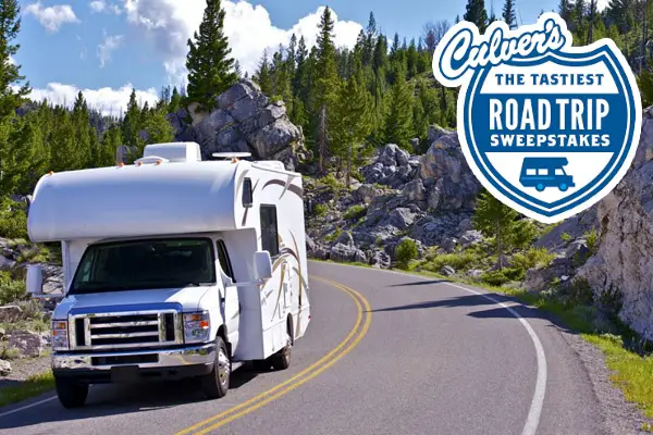 Culver’s Tastiest Road Trip Sweepstakes: Win $100000 Cash for RV