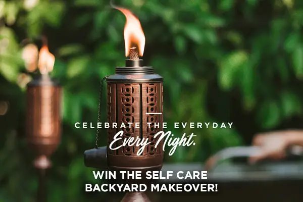 TIKI Brand Self-Care Backyard Makeover Sweepstakes 2021