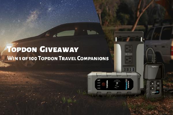 Win Topdon Products Giveaway (100 Winners)