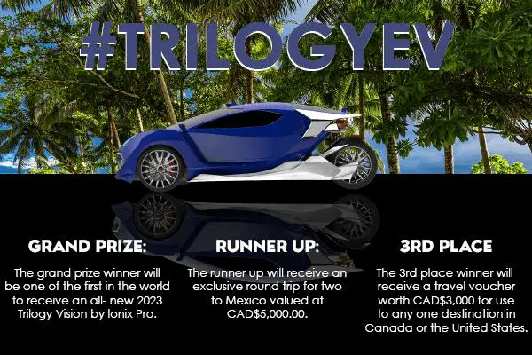 Trilogy EV - Electric Car Giveaway