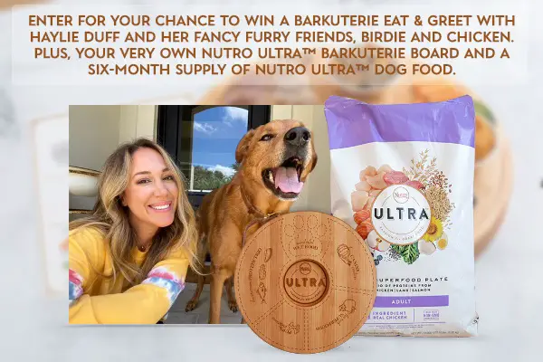 Nutro Ultra Barkuterie Board Giveaway: Win 6 Months Free Dog Food