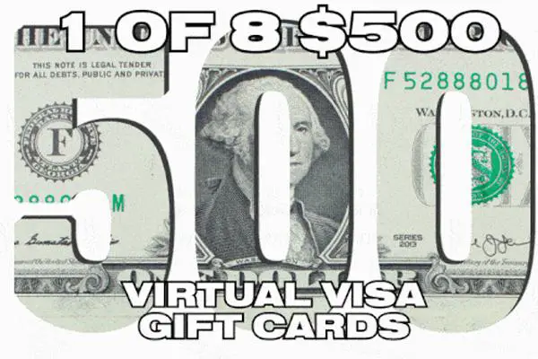 Virtual Visa Gift Card Giveaway