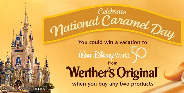 Werther’s Caramel Day Sweepstakes: Win Trip to Walt Disney World