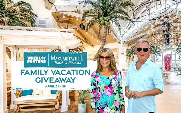 Wheel of Fortune Margaritaville Family Vacation Giveaway 2023