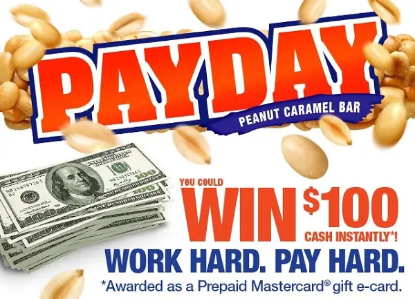 Hershey Work Hard Pay Hard Instant Win Game (750 Prizes)